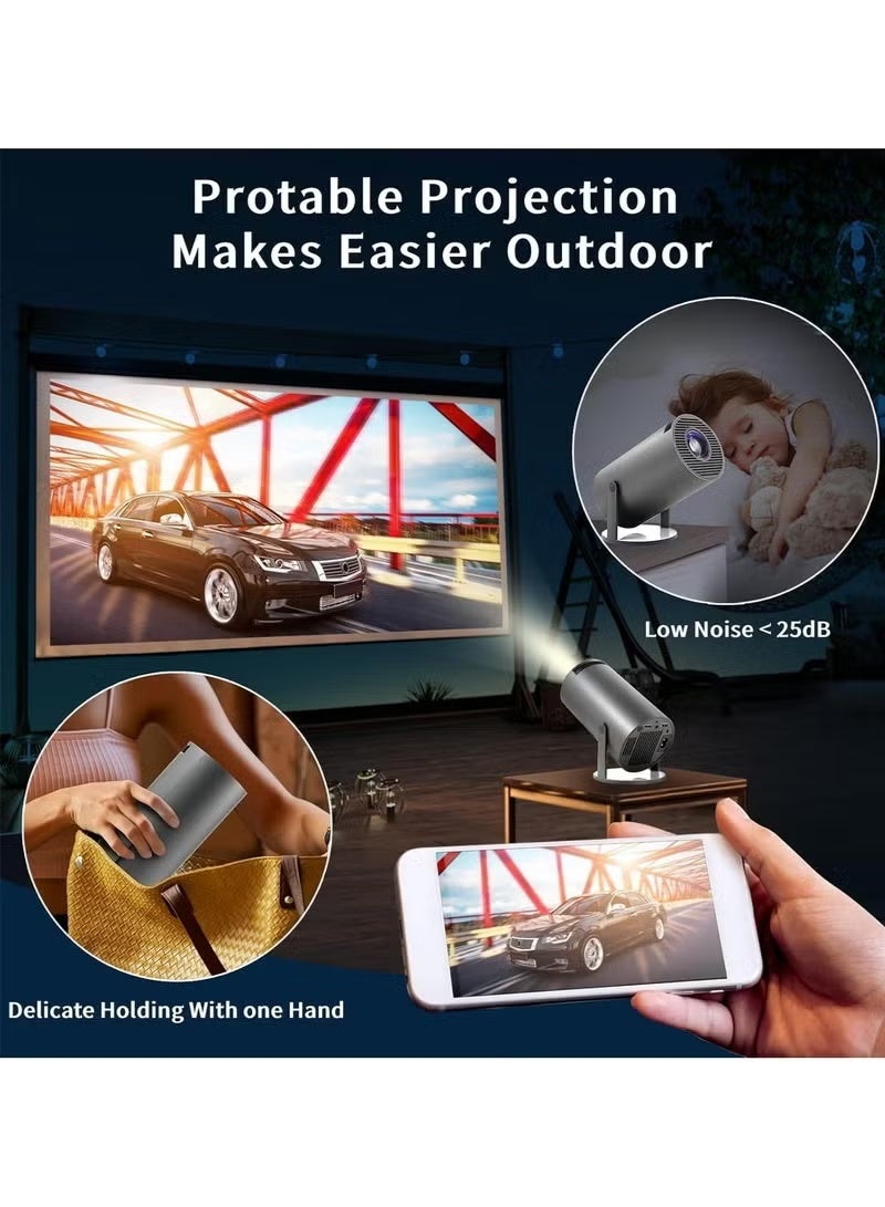 Smart Portable Projector 4K 5G WIFI Android12 Home Theater Full HD For Indoor Outdoor Compatible With TV Stick/HDMI/USB/PS5/iOS/PS4 - Image 3