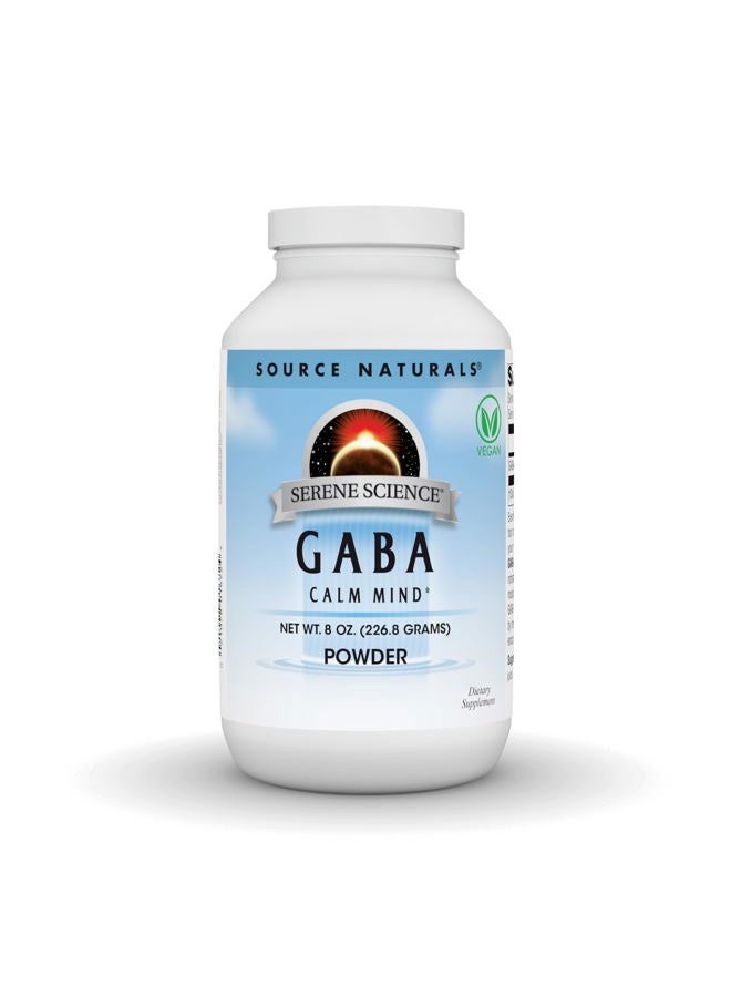 Source Naturals Gaba Powder Gamma Aminobutyric Acid (750mg, 8oz) - Image 1