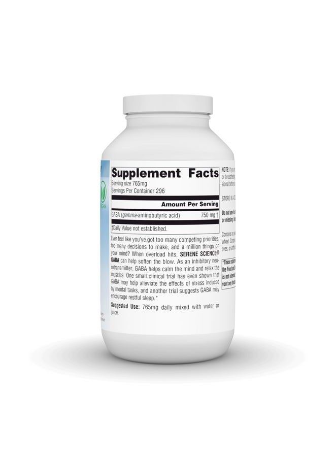 Source Naturals Gaba Powder Gamma Aminobutyric Acid (750mg, 8oz) - Image 3