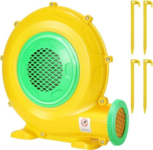 ZAFIED Bounce House Blower, 750W/1HP Commercial Air Blower with Double-Sided Fan Blade Design, Strong Wind and Great Heat Dissipation Properties for Bouncy Castle, Jump Slides, Arch, Inflatables - Image 1