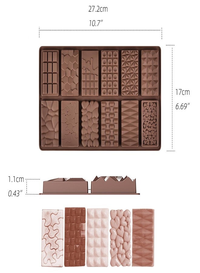 EDUEE chocolate molds silicone chocolate bar mold candy molds silicone molds for chocolate bar molds silicone chocolate mold de silicona para chocolate - Image 2