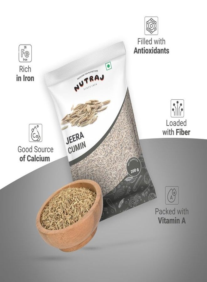 Nutraj Jeera 400g (200gm x 2) | Cumin Seed | Sabut Jeera | Whole Spices | Sabut Masala - Image 3