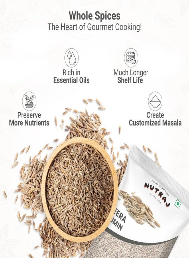 Nutraj Jeera 400g (200gm x 2) | Cumin Seed | Sabut Jeera | Whole Spices | Sabut Masala - Image 4