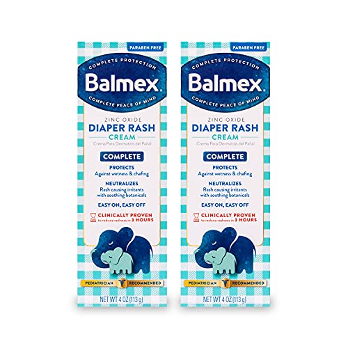 CHATTEM Balmex Diaper Rash Cream 4 Oz. 2 Pack - Image 1