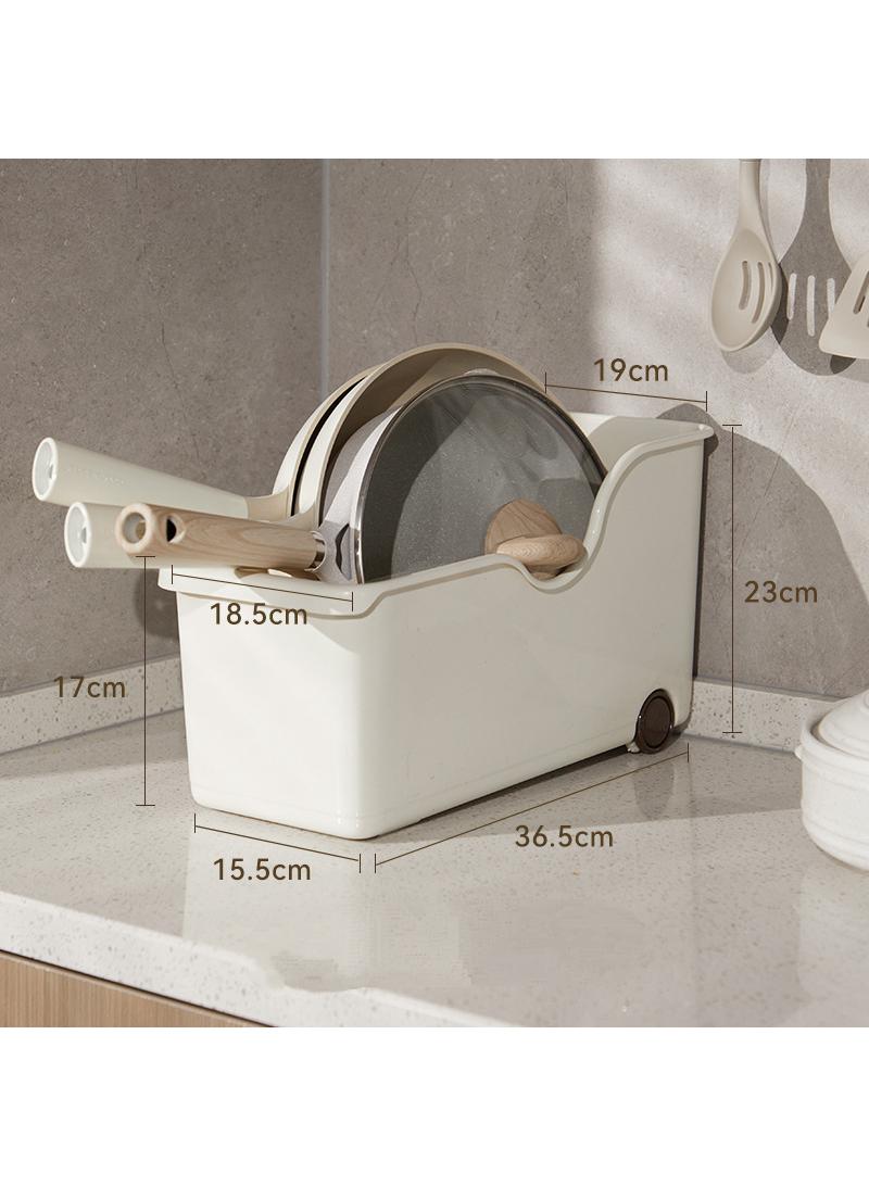 Kitchen pan storage box seasoning bottle storage box desktop organizer - Image 3