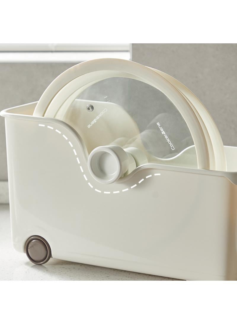 Kitchen pan storage box seasoning bottle storage box desktop organizer - Image 2