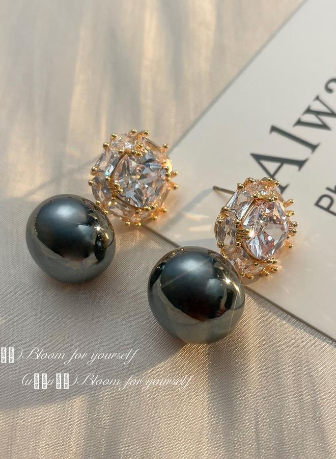 Take Two Embellished Dangle Earrings - Image 1