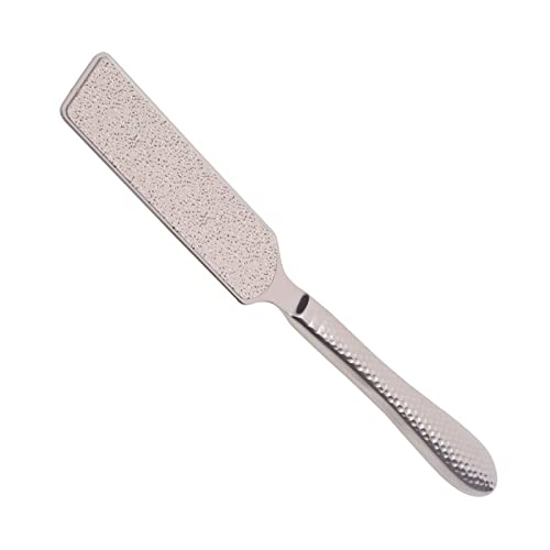 TRITON Professional Stainless Steel Lazer Foot Scraper, Filer for Hard and Dead Skin Callus Removal, Pedicure Foot Scrubber, Men and Women - Image 1