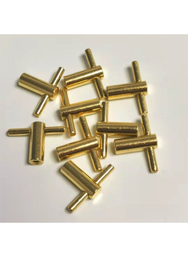 Music Box Music Box Accessories Cross Key Round Handle Security Key Triangular Ring Key Butterfly Key-Color:Triangular Ring Key 57mm  - Image 2