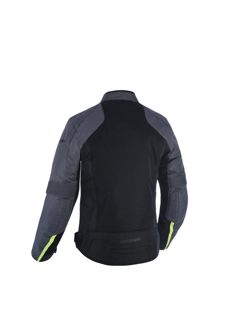 Oxford Oxford Delta 1.0 Air Jacket Black Grey & Fluo  - Image 2