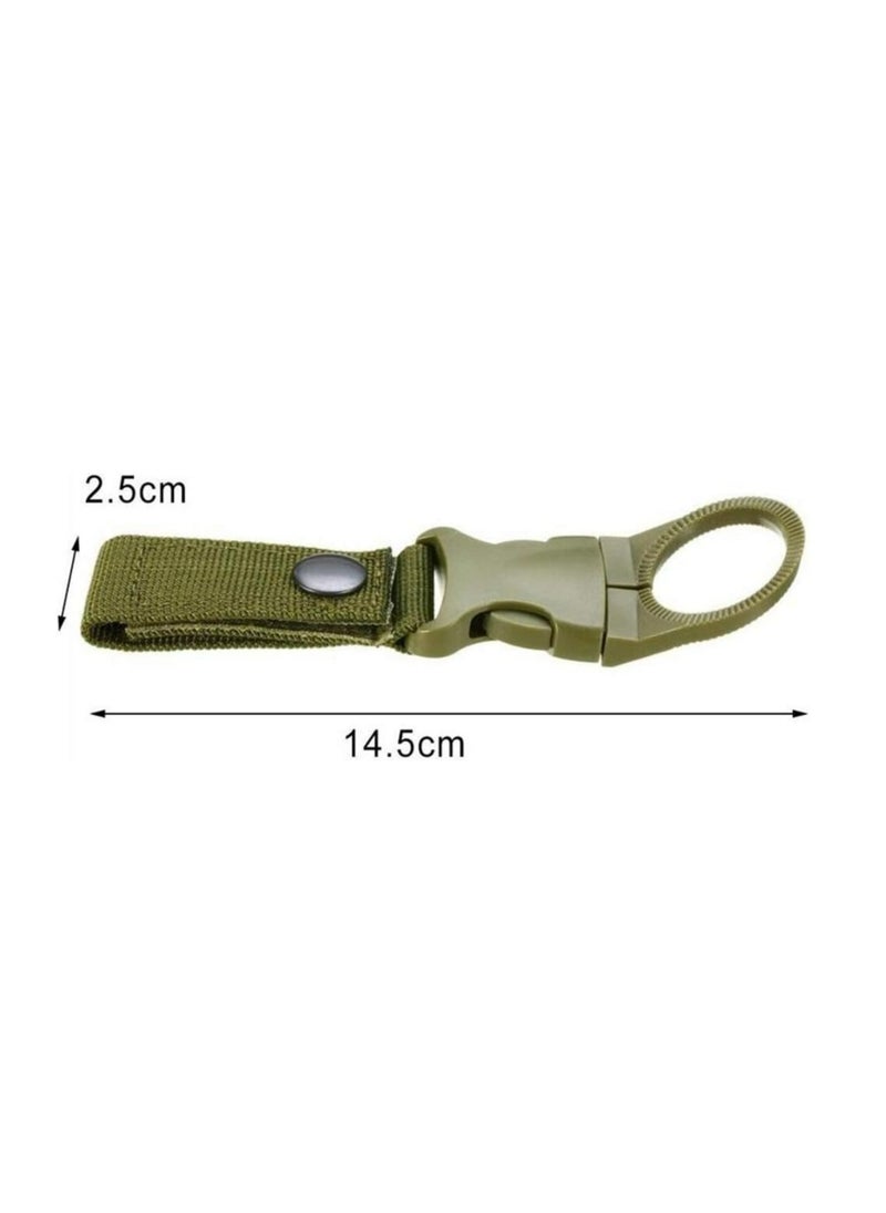 Generic 3-Pack Hanging Bottle Buckle Clip Carabiner,Portable Mineral Water Bottle Ring Holder Keychain Belt Webbing Strap for Outdoor Camping Hiking Traveling  - Image 4