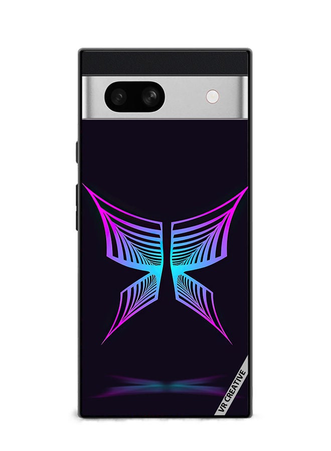 VR CREATIVE Protective Case Cover For Google Pixel 7a Butterfly Design Multicolour - Image 1