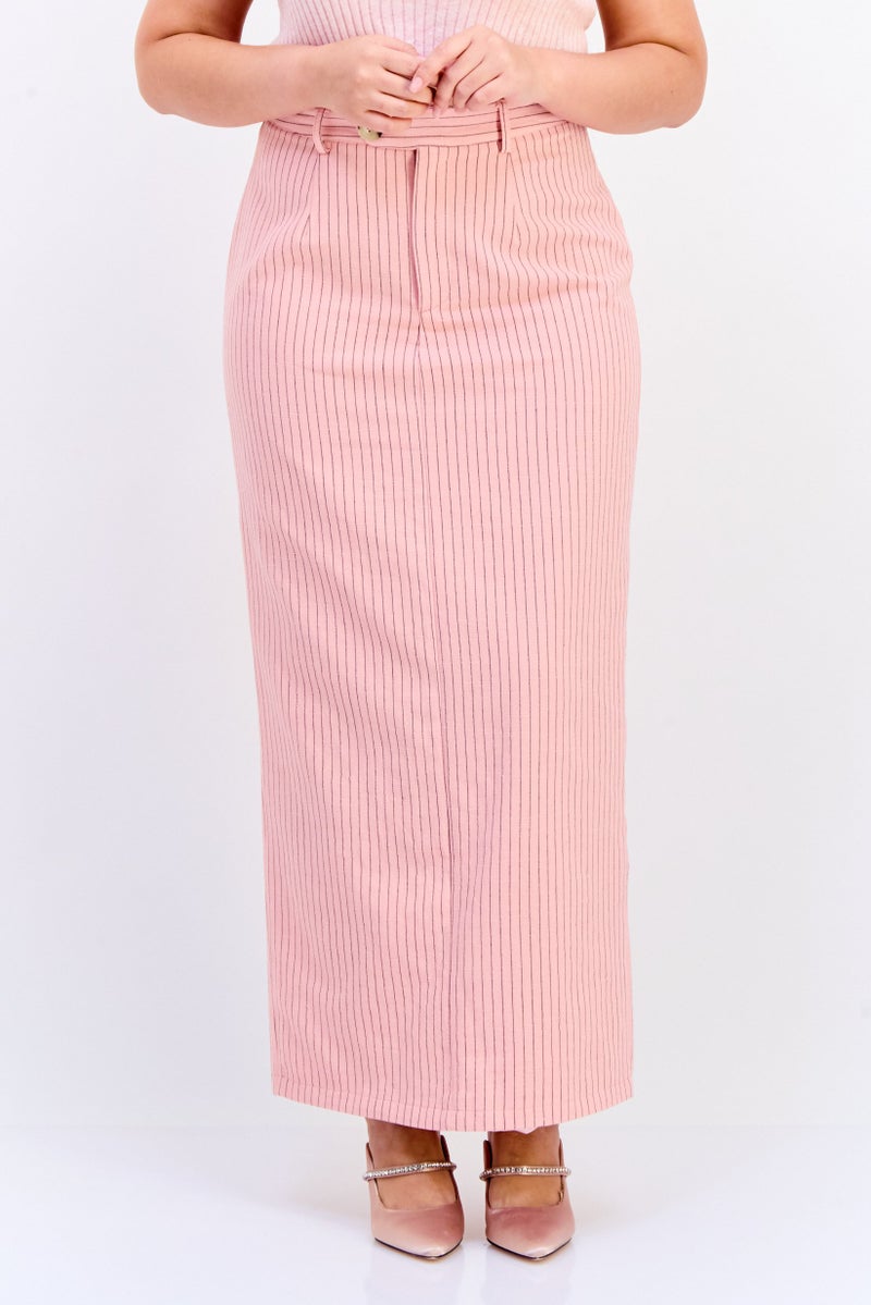 Archive Design Studio Women Stripe Maxi Skirt, Multicolor  - Image 1