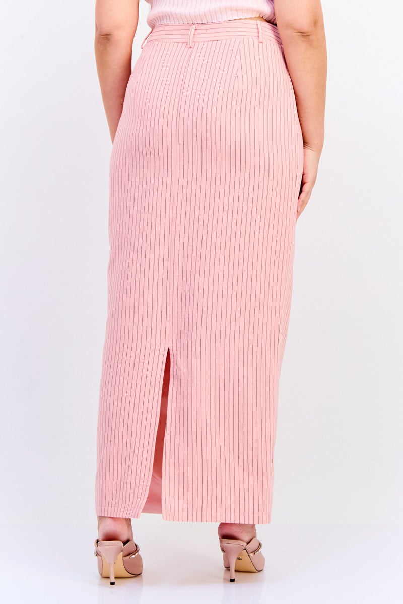 Archive Design Studio Women Stripe Maxi Skirt, Multicolor  - Image 3