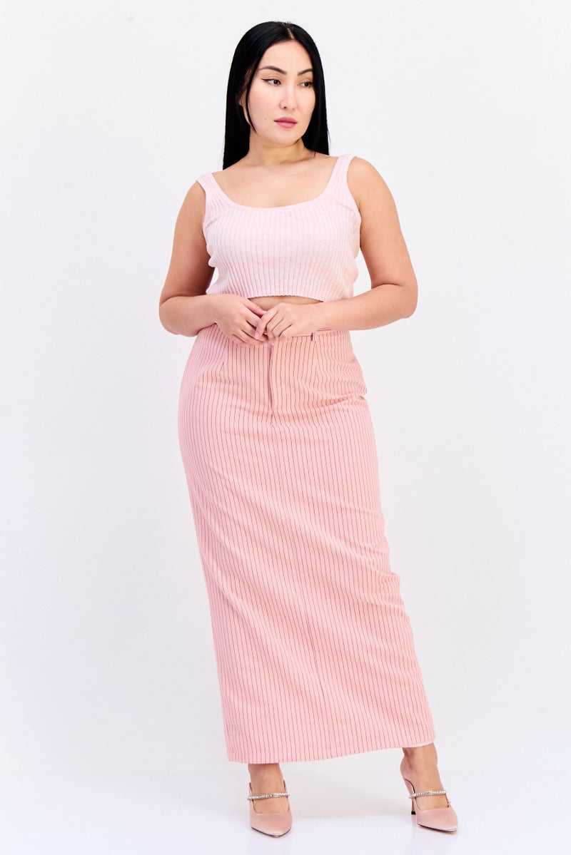 Archive Design Studio Women Stripe Maxi Skirt, Multicolor  - Image 4