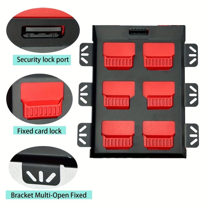 30 Lbs Powder Coated Metal Half Plate Black For Tool Storage Organization System - Image 4
