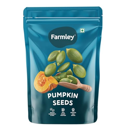 Farmley Pumpkin Seeds I 200g | AAA Grade Pumpkin Seeds for eating | Immunity Booster and Fiber Rich (Pack of 1) - Image 1