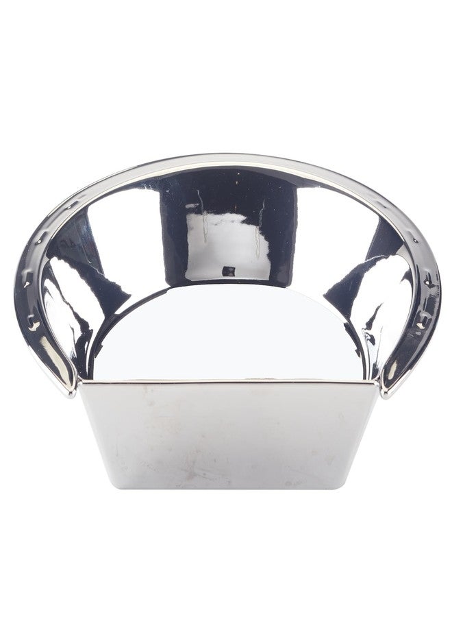 Certified International Derby Day at the Races Silver Plated 3-D Horseshoe Serving Bowl–Make a statement with this lustrous equestrian centerpiece, perfect for race day celebrations, fine dining, and elegant entertaining. - Image 1