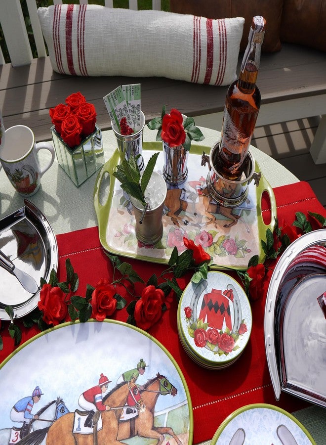 Certified International Derby Day at the Races Silver Plated 3-D Horseshoe Serving Bowl–Make a statement with this lustrous equestrian centerpiece, perfect for race day celebrations, fine dining, and elegant entertaining. - Image 5