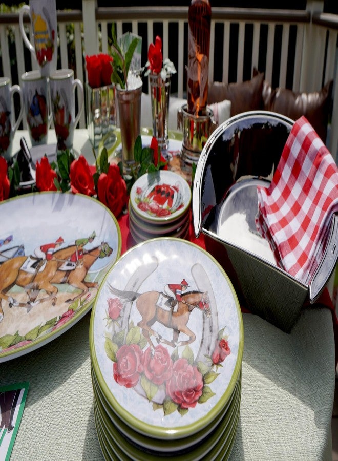 Certified International Derby Day at the Races Silver Plated 3-D Horseshoe Serving Bowl–Make a statement with this lustrous equestrian centerpiece, perfect for race day celebrations, fine dining, and elegant entertaining. - Image 4