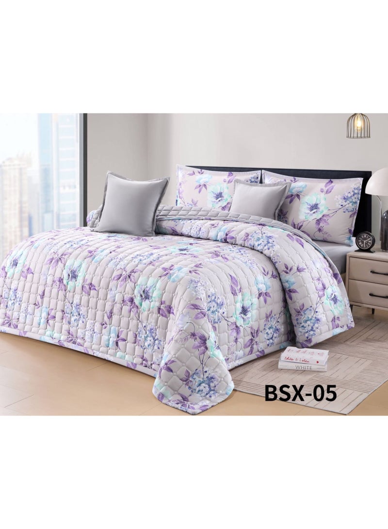 برايدس طقم لحاف نفرين مضغوط مشجر 6 قطع مقاس 250 * 230 سم - Image 1