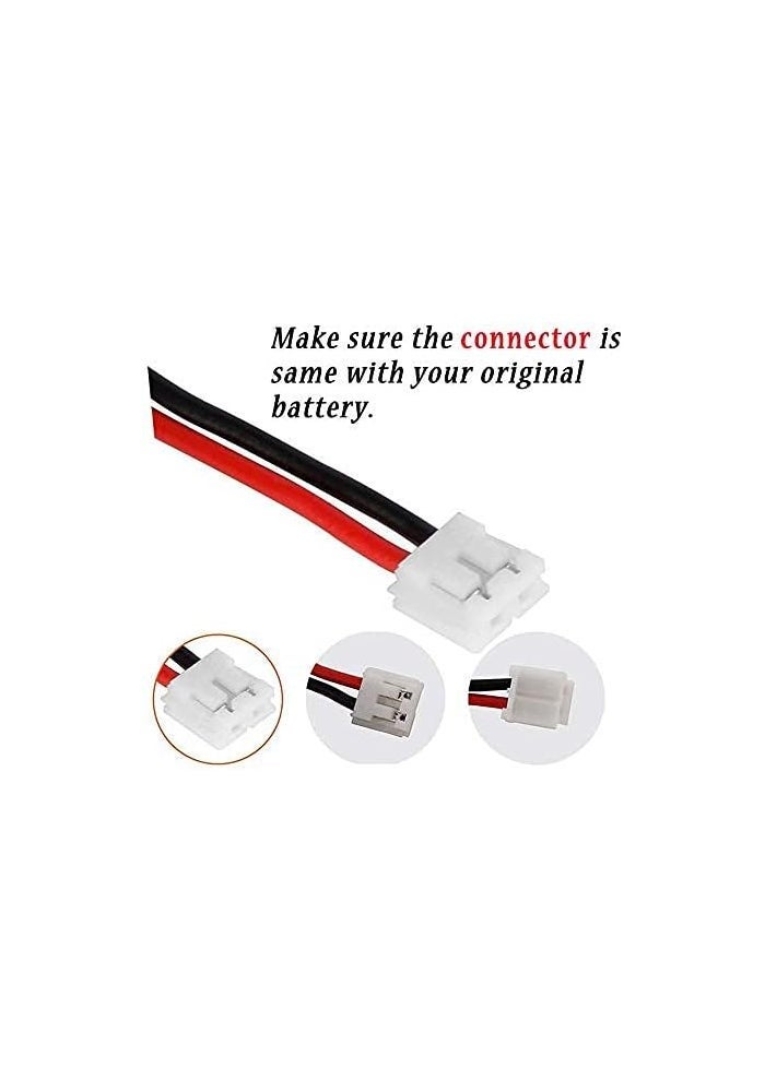 OXWINOU 2.4V 600mAh Ni-MH Replacement Battery Pack (2-Pack) for Cordless Phones - Image 4
