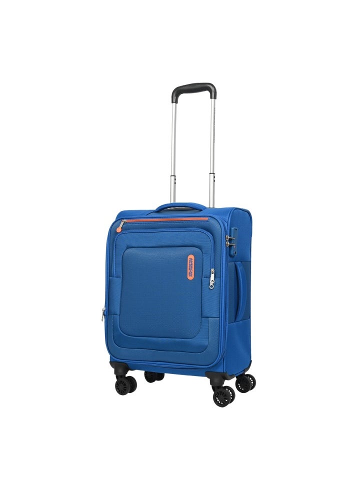 AMERICAN TOURISTER Duncan Soft side 55cm Cabin Luggage - Blue  - Image 1