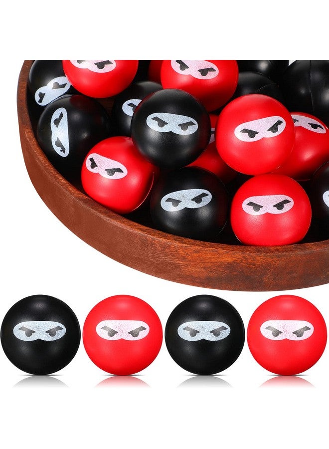 Jerify 20 Pieces Ninja Stress Relief Balls Sensory Stress Balls Bulk For Kids And Adults Pu Squeeze Stretchy Balls Soft Fidget Toy For Carnival Reward Party Bag Xmas Gift - Image 1