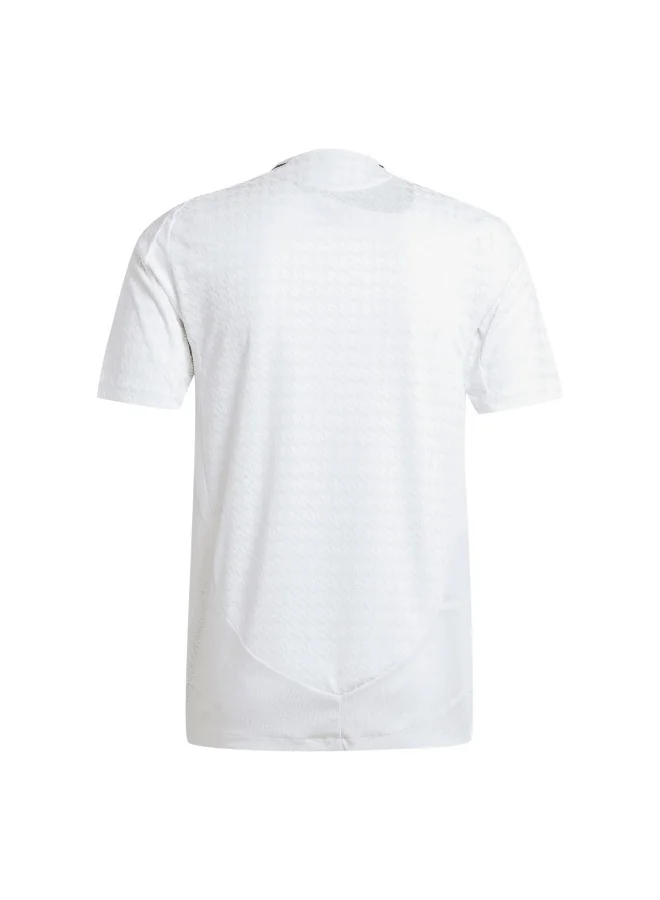 adidas جيرسي كرة قدم رجالي أبيض Real H Jsy Au مقاس XS