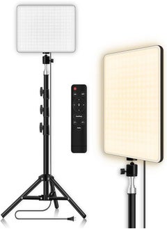 LED Fill Light Camera Light Portable Photography Light Dimmable Studio Lights for Photo Shooting | Vlog Making | Filming | Online Video Food Recording With Tripod Stand 11 Inch LED Studio Light
