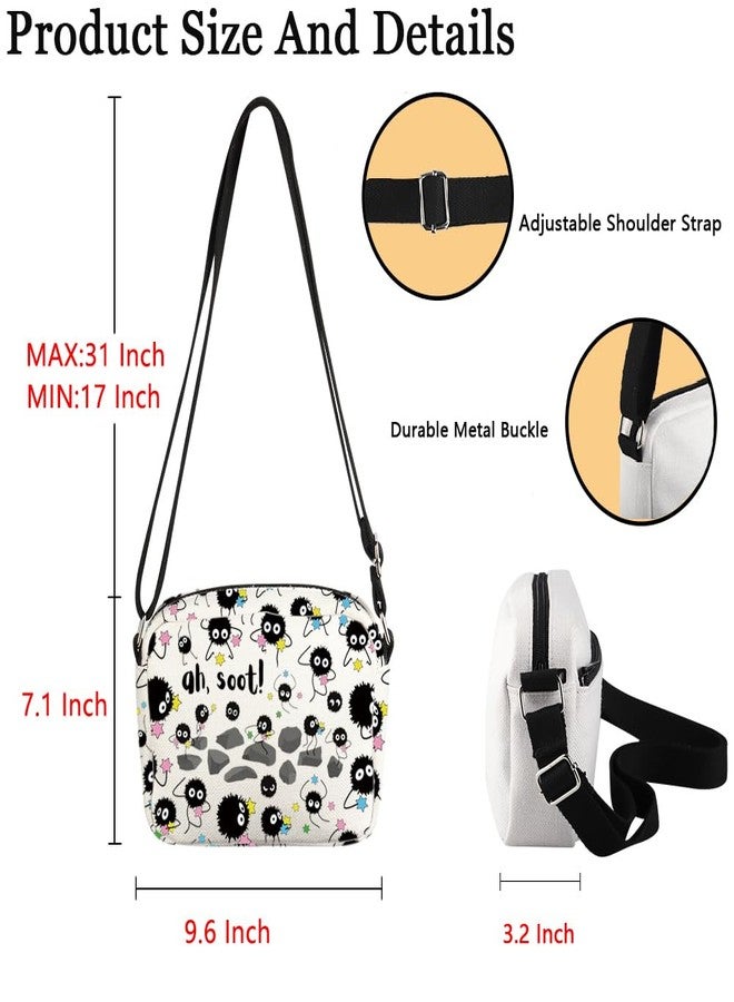 POFULL Anime Inspired Gift Anime Lover Crossbody Bag - Image 2