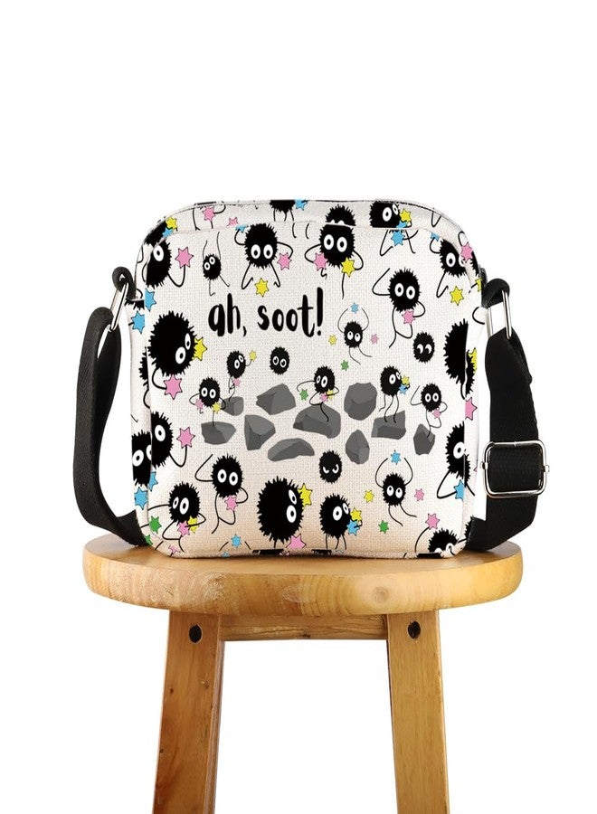 POFULL Anime Inspired Gift Anime Lover Crossbody Bag - Image 1