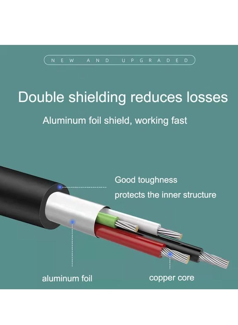 KASTWAVE 2 Pack USB Printer Cable, USB 2.0 Type A Male to B Male Scanner Cord High Speed Compatible with Microphones, Brother, HP, Lexmark, Canon, Samsung, Epson, Dell, Xerox, etc (10 Feet) - Image 4