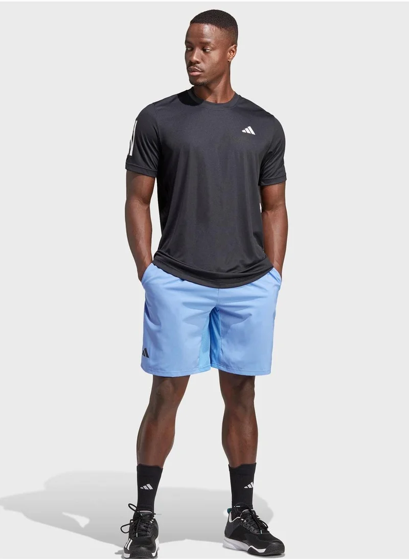 Adidas Club 3 Stripe Tennis T-Shirt