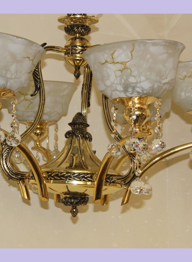 Classic chandelier Gold color - Image 5