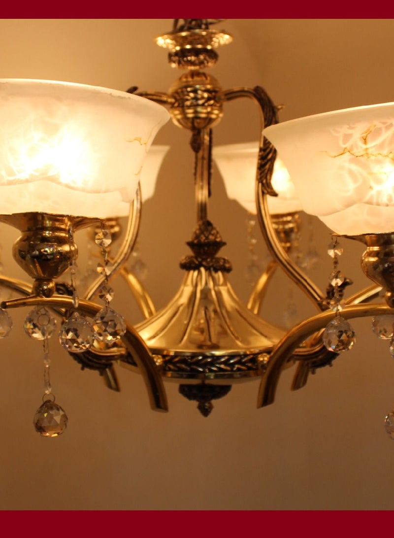 Classic chandelier Gold color - Image 3
