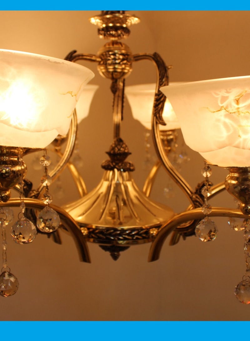 Classic chandelier Gold color - Image 2