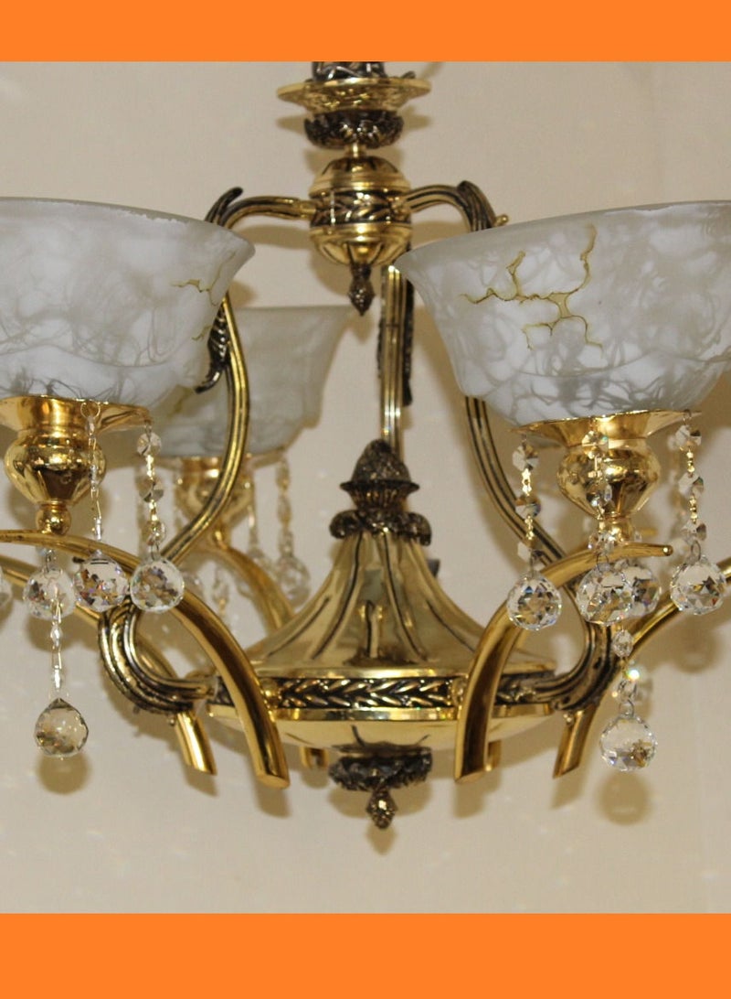 Classic chandelier Gold color - Image 4