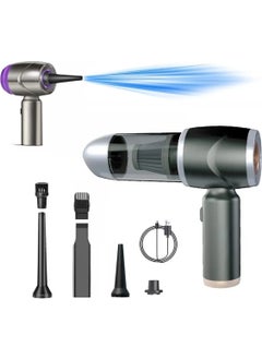 Enshall New Car Mini Rechargeable Vacuum Cleaner 12000 Pa Home Office Vehicle Cleaning Brushless Motor 3in1 Strong Suction  - Image 1