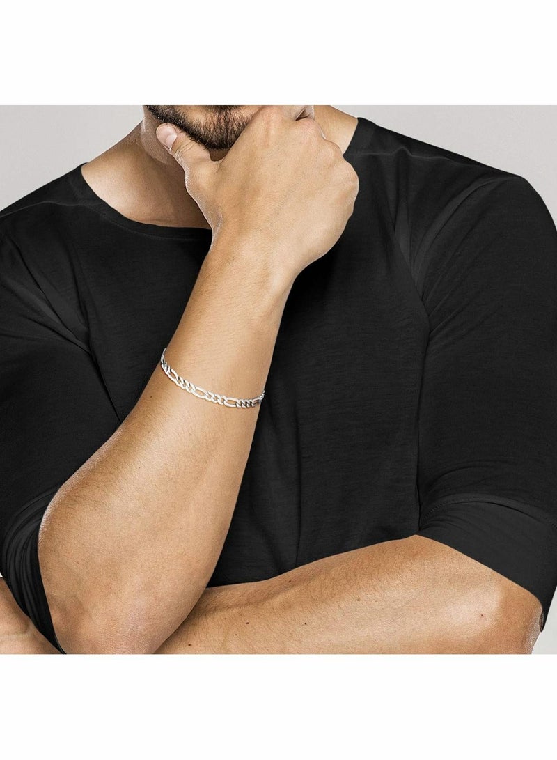 واي آند دي الصلبة 925 سوار الفضة الإسترليني الإيطالية 5 مللي متر الماس ربط سلسلة عالية الجودة للنساء الرجال 6.5 "7" 7.5 "8" 9 " - Image 3