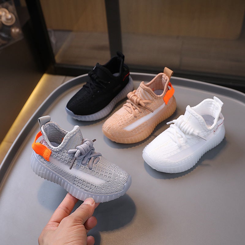 Ka Bi Lu أحذية جوز الهند للأطفال لموسم ربيع/خريف 2025، أحذية رياضية ناعمة بنسيج شبكي للبنين والبنات - Image 2