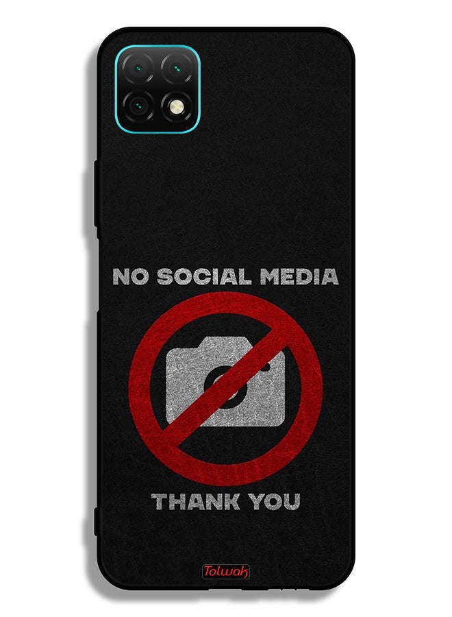 Tolwak Huawei nova Y60 Protective Case Cover No Social Media Thank You - Image 2