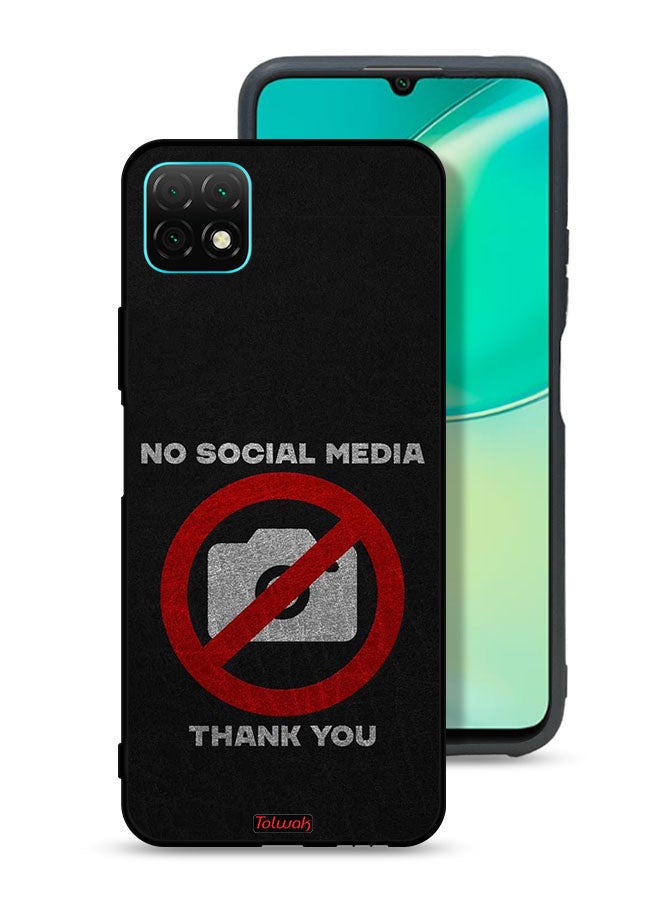 Tolwak Huawei nova Y60 Protective Case Cover No Social Media Thank You - Image 1