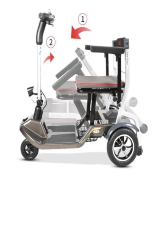 Gilani Mobility Gilani Mobility Foldable Lightweight 4 Wheel Electric Scooter - LITERIDER 100X59.5X46  - Image 2