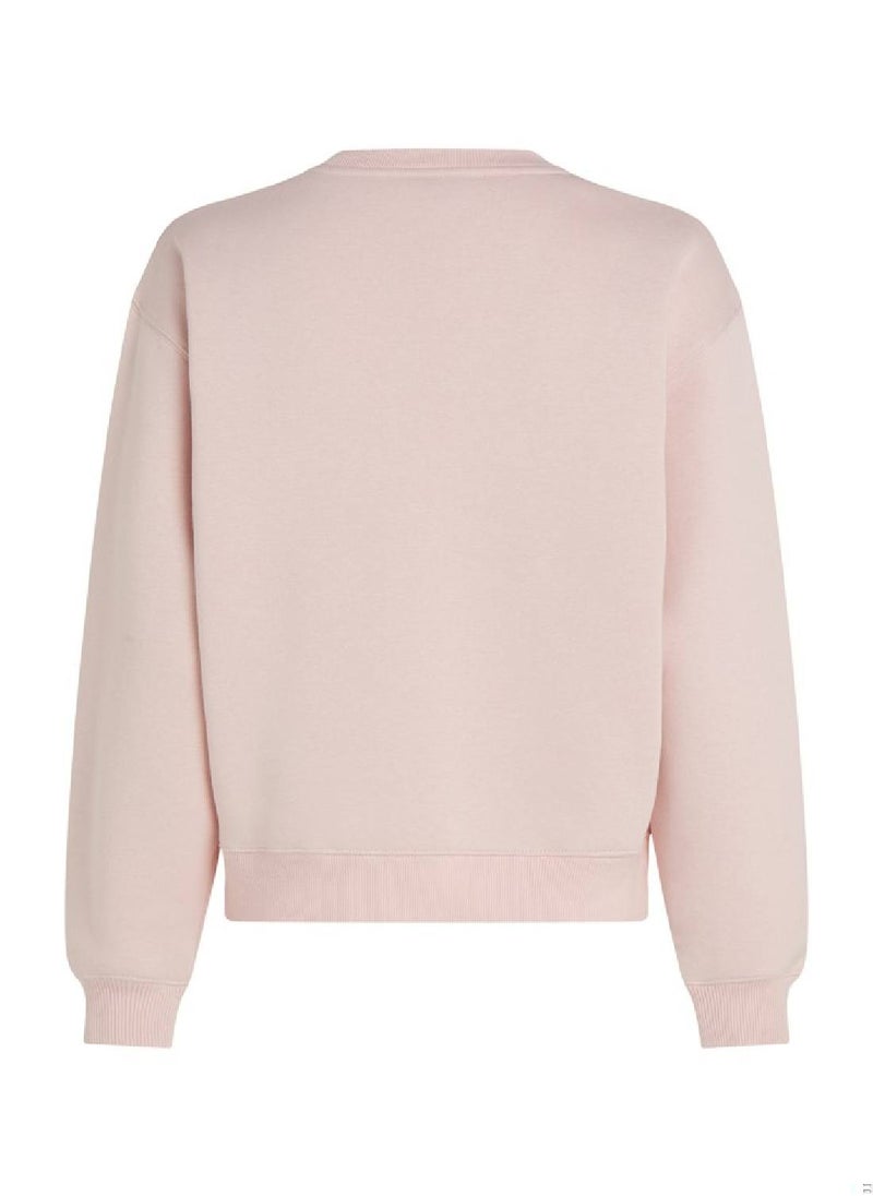 Women's Logo Crew Neck Sweatshirt -  Cotton blend, Pink - pzsku/Z662930ABC6B9D892F499Z/45/_/1723743653/b1c9c74a-4e6b-4e4d-b140-cc150a152e10