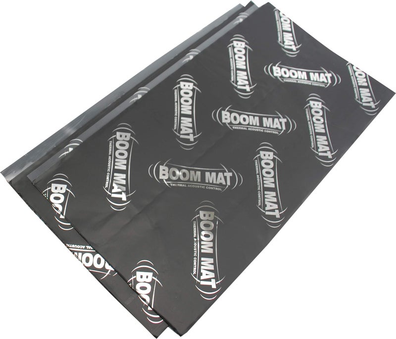Design Engineering Boom Mat XL Sound Deadening / Damping Material | 4mm 12.5" x 24" (2 Sheets) | Black | 050221 - Image 1