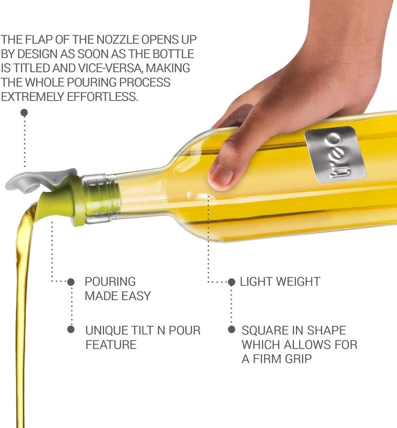 TREO مجموعة موزع زيت تريو سويفت سكوير مع حامل - Image 3