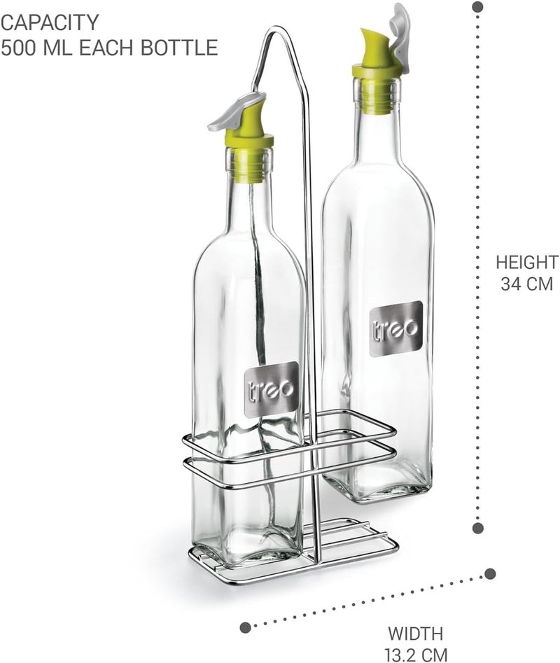 TREO مجموعة موزع زيت تريو سويفت سكوير مع حامل - Image 5