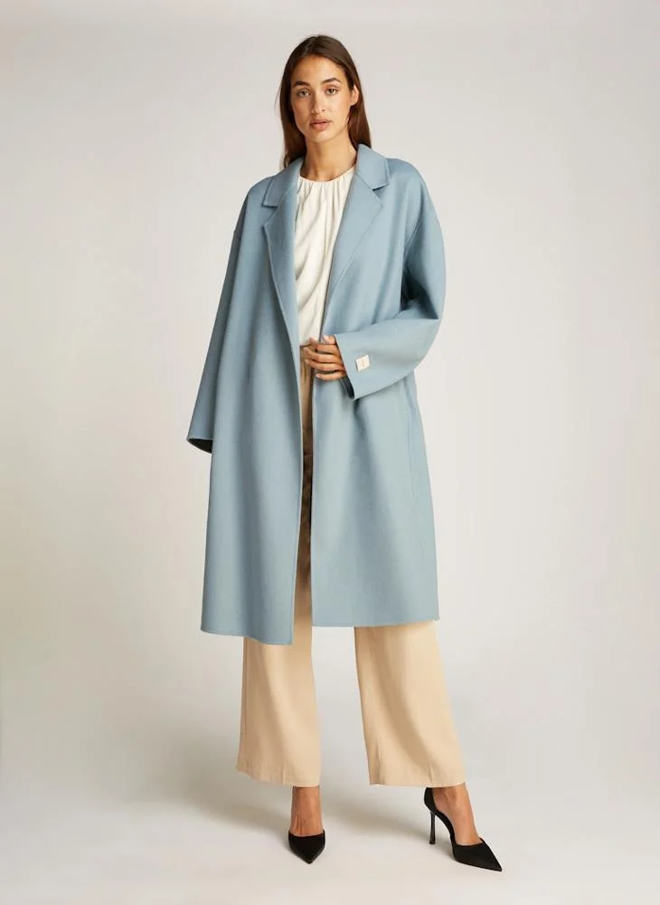 CALVIN KLEIN Belted Longline Coat