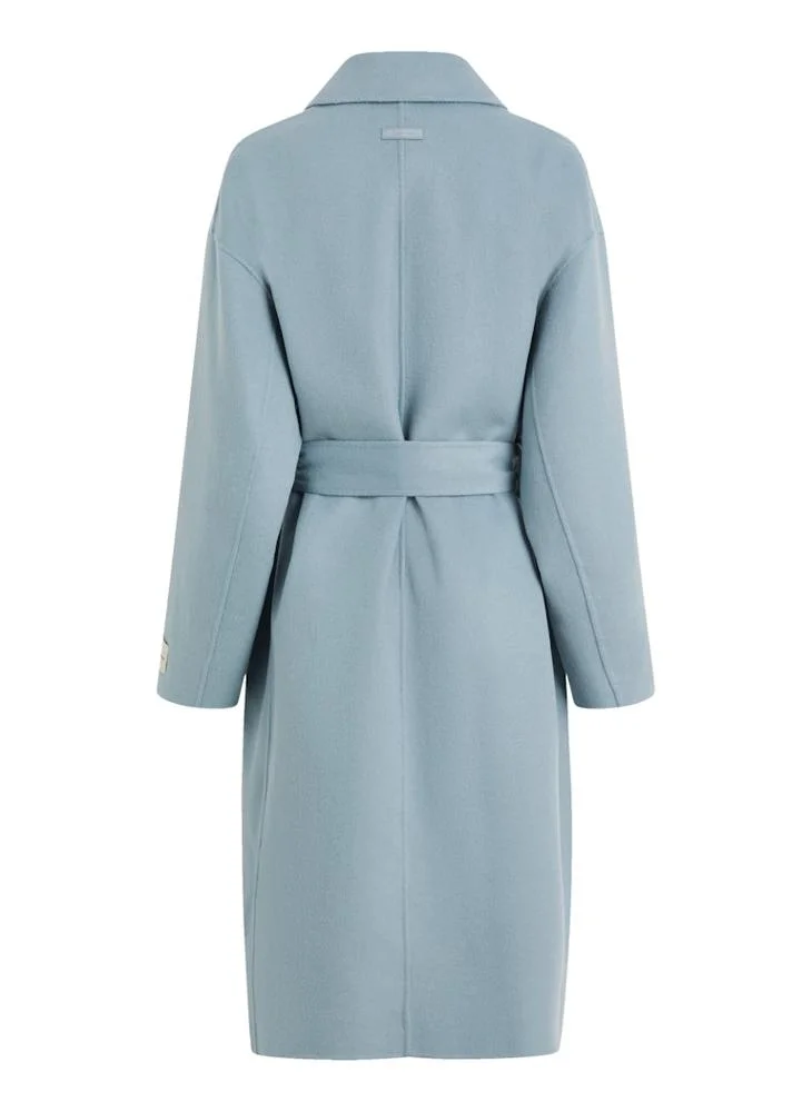 CALVIN KLEIN Belted Longline Coat